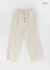 Tenma Summer Stripe Wide Banding Pants
