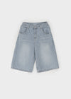 Robka Stripe Bermuda Denim Pants