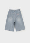 Robka Stripe Bermuda Denim Pants