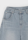 Robka Stripe Bermuda Denim Pants
