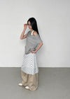 (UNISEX) Alloit Banding Snap Balloon Pants