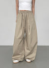 (UNISEX) Alloit Banding Snap Balloon Pants