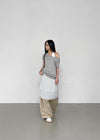 (UNISEX) Alloit Banding Snap Balloon Pants