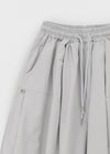 (UNISEX) Alloit Banding Snap Balloon Pants