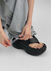 (UNISEX) Jubel Track Pintuck Nylon String Pants