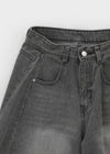 Muddly Seamline Wide Denim Pants