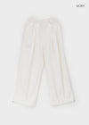 (UNISEX) Cunnel Pintuck Wide Two-Way Pants