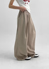 (UNISEX) Cunnel Pintuck Wide Two-Way Pants