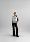Chilav Number Low Bootcut Banding Pants