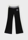 Chilav Number Low Bootcut Banding Pants