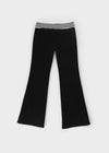 Chilav Number Low Bootcut Banding Pants