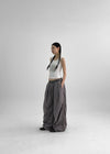 (UNISEX) Jubel Track Pintuck Nylon String Pants