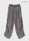 (UNISEX) Jubel Track Pintuck Nylon String Pants