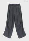 (UNISEX) Jubel Track Pintuck Nylon String Pants