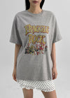 Preggle Loose Fit Printed Short Sleeve Tee