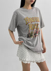 Preggle Loose Fit Printed Short Sleeve Tee