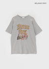 Preggle Loose Fit Printed Short Sleeve Tee