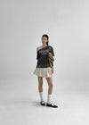 Chekov One-Shoulder Printed Short Sleeve Tee