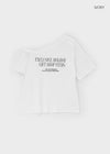 Chekov One-Shoulder Printed Short Sleeve Tee