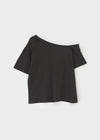 Chekov One-Shoulder Printed Short Sleeve Tee