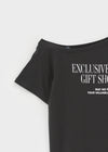 Chekov One-Shoulder Printed Short Sleeve Tee
