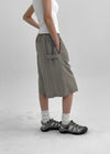 Puell Nylon Buckle Bermuda Banding Pants
