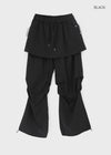 Pnil Nylon Two Way Skirt Pants