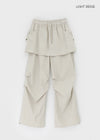 Pnil Nylon Two Way Skirt Pants