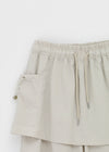 Pnil Nylon Two Way Skirt Pants