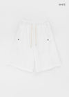 Puell Nylon Buckle Bermuda Banding Pants