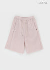 Puell Nylon Buckle Bermuda Banding Pants