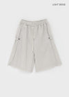 Puell Nylon Buckle Bermuda Banding Pants