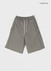 Puell Nylon Buckle Bermuda Banding Pants