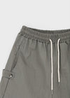 Puell Nylon Buckle Bermuda Banding Pants