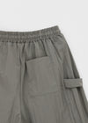 Puell Nylon Buckle Bermuda Banding Pants