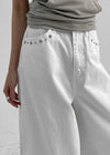 Torrit Eyelet Wide Cotton Pants
