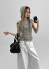Torrit Eyelet Wide Cotton Pants