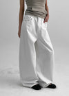Torrit Eyelet Wide Cotton Pants