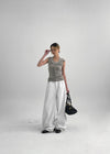 Torrit Eyelet Wide Cotton Pants