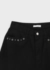 Torrit Eyelet Wide Cotton Pants