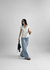 Ticha Summer Washed Wide Denim Pants