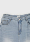 Ticha Summer Washed Wide Denim Pants