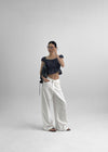 Levenot Linen Wide Cotton Pants