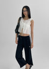 Komken Punching Strap Sleeveless Blouse