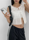 Komken Punching Strap Sleeveless Blouse