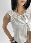 Komken Punching Strap Sleeveless Blouse