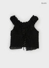 Komken Punching Strap Sleeveless Blouse