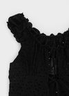 Komken Punching Strap Sleeveless Blouse