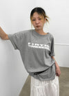 Franco Lettering Loose Fit Short Sleeve Tee