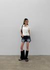 Teiko Cut-Off Denim Shorts